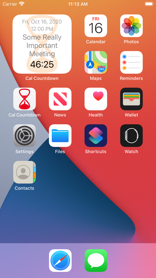 #3. Cal Countdown (iOS) 由: Franck Reyherme