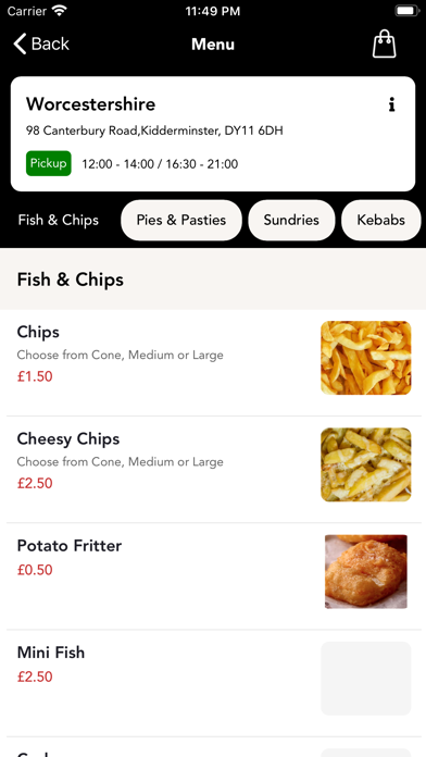 Habberley Fish Bar Screenshot