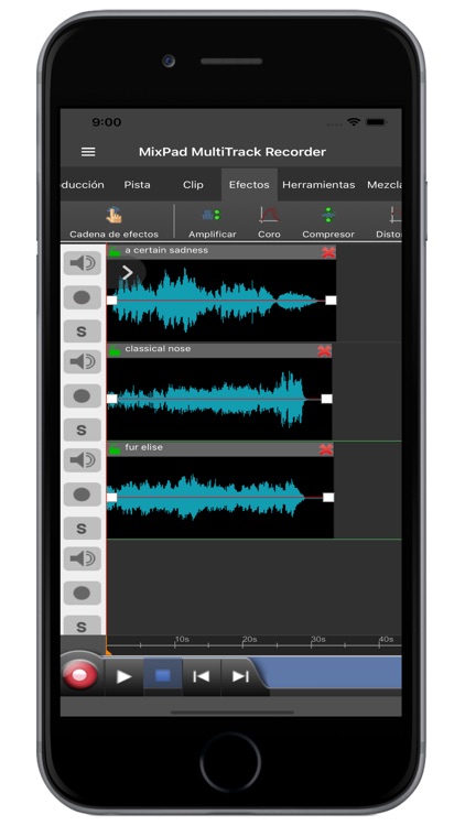 MixPad, mezclador multipista screenshot-4