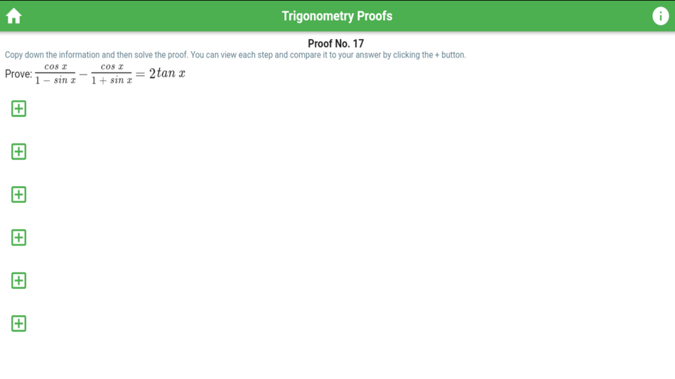 #3. Trigonometry Identities Proofs (iOS) 由: H3 Apps, LLC