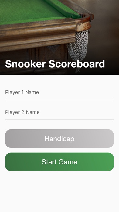 Smart Snooker Scoreboard Screenshot