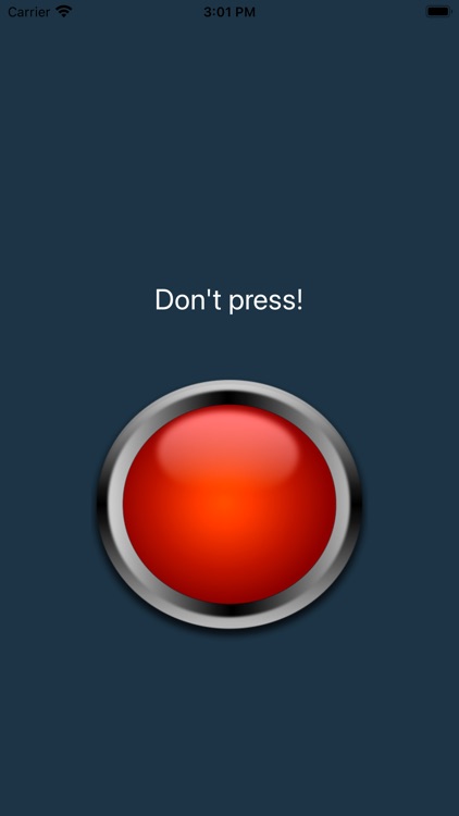 Just don't press