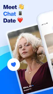 local dating sites & chat flur iphone screenshot 1