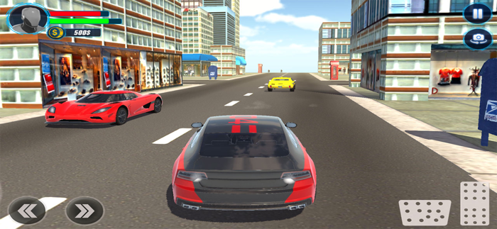 Police robot hero city war