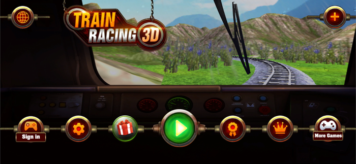 Train racing 3D 2 player