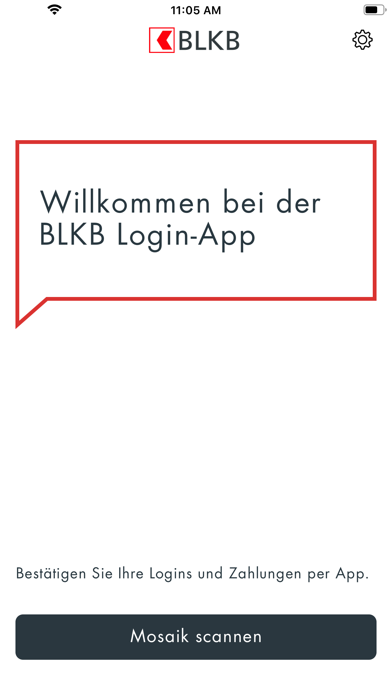 BLKB Login Screenshot