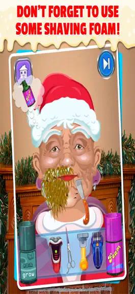 Game screenshot Santas Christmas Shaving Salon apk