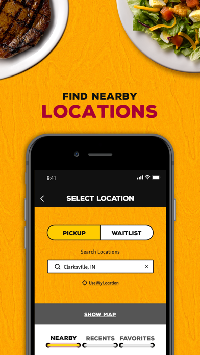 Texas Roadhouse Mobile Screenshot