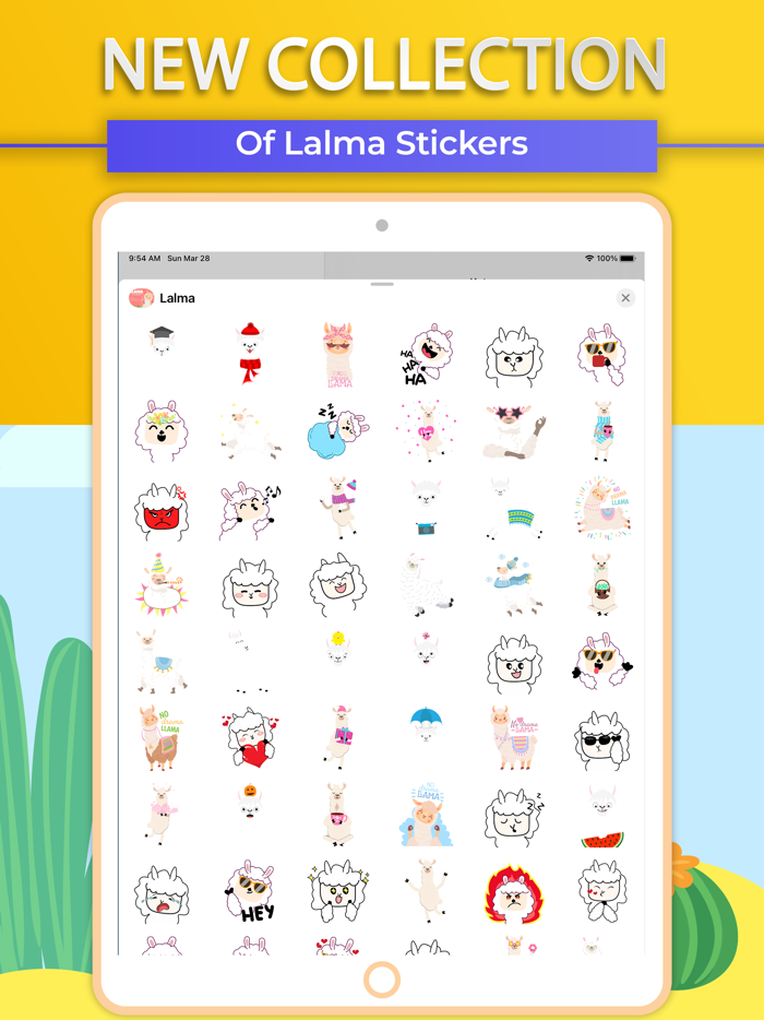 Llama Stickers Emojis