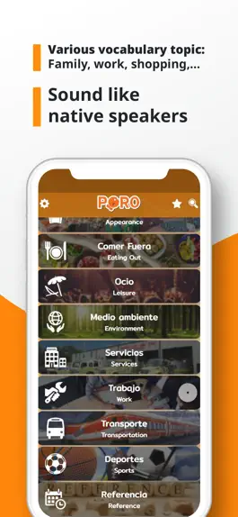 Game screenshot PORO - Spanish Vocabulary hack
