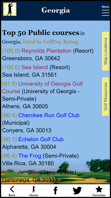 GolfDay Georgia Screenshot