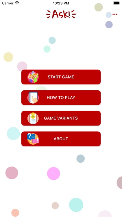 Ask! Party card and quiz game