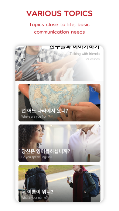 Screenshot #2 pour Learn Korean Speak & Listen