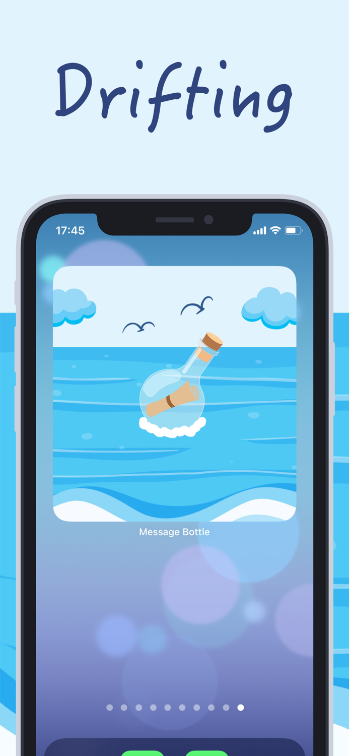 MessageBottle Widget