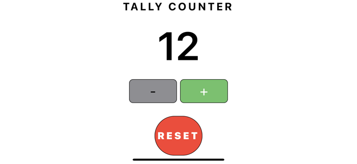 Tally Counter Simple