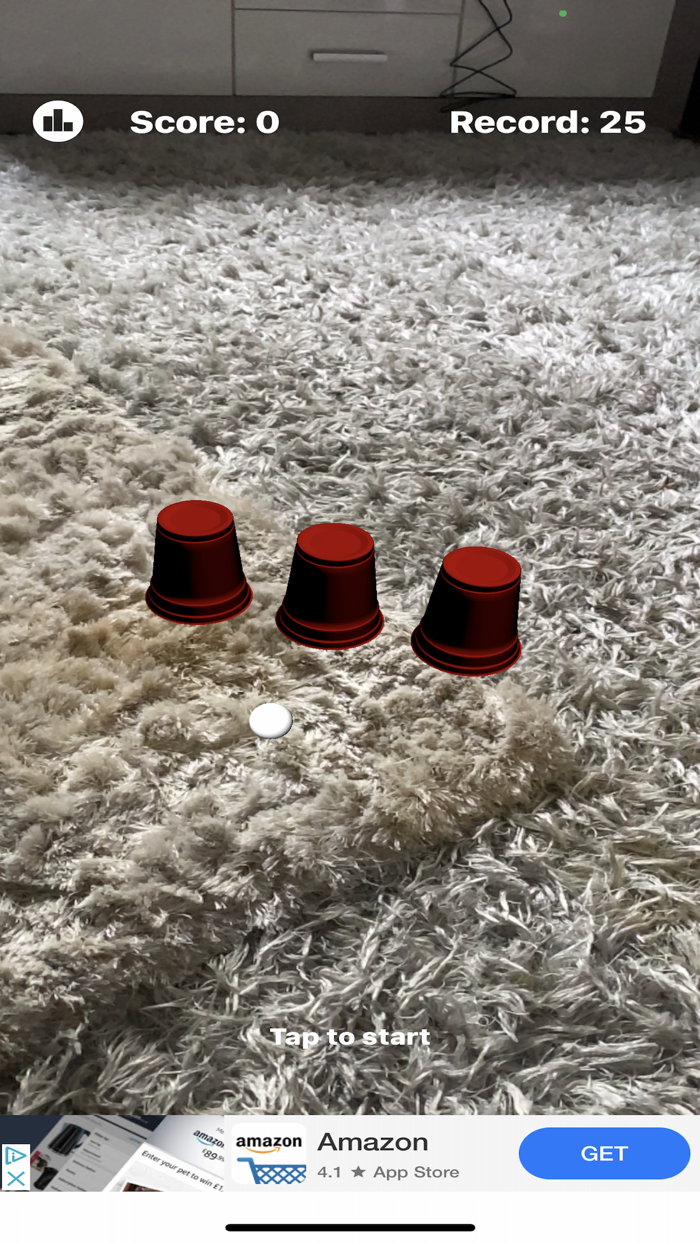 AR ball - AR ball shell game