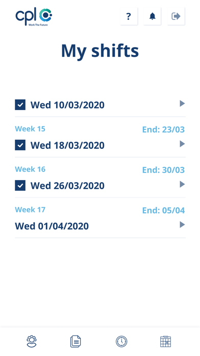 MyCpl Mobile Application Screenshot