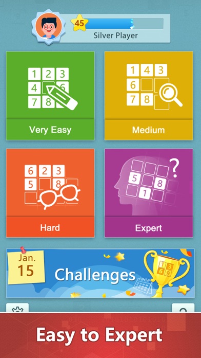 Screenshot #1 pour Sudoku - Jeux de cerveau