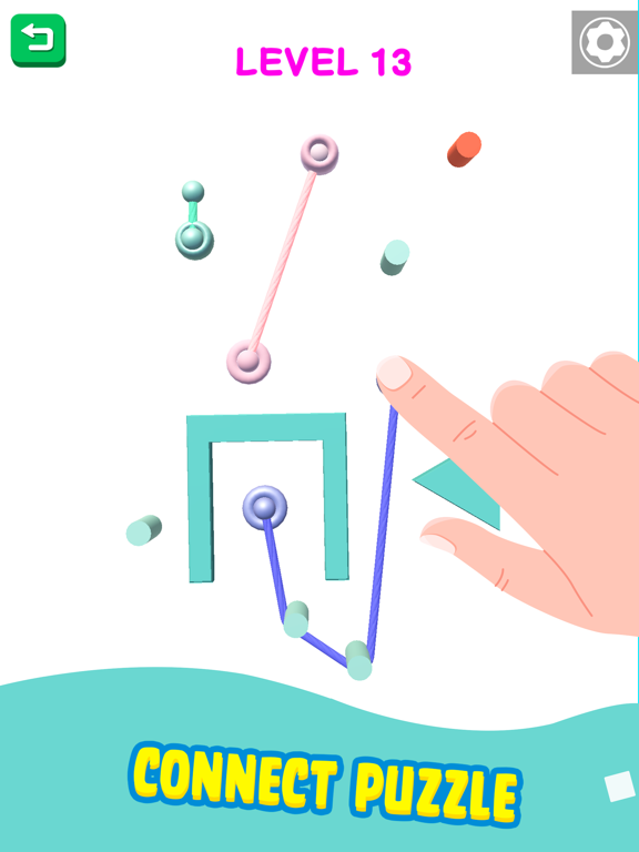 Screenshot #5 pour Color Rope Puzzle: Roll Around
