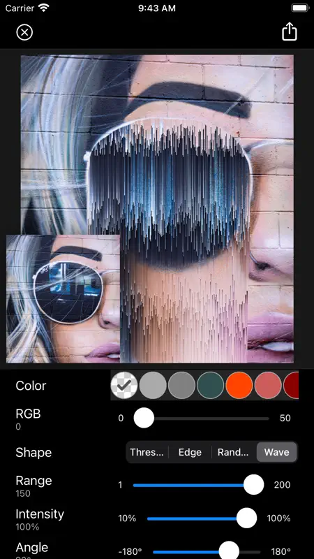 Glitch Fx - Pixel Sorting screenshot 6 of 9