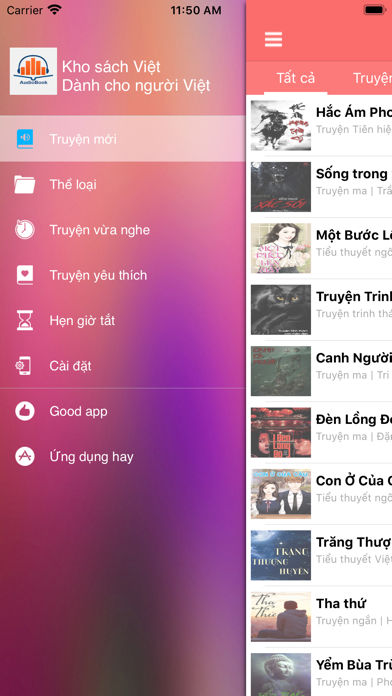 Screenshot #2 pour Truyện Việt Audiobook