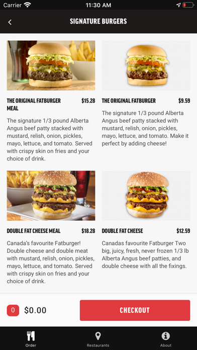 Fatburger Canada Screenshot