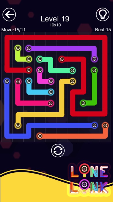 Line Link: Color Block Puzzleのおすすめ画像2