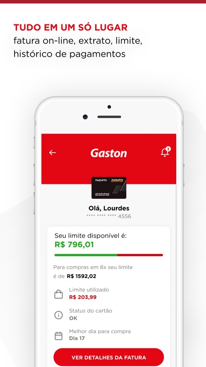 Cartão Gaston