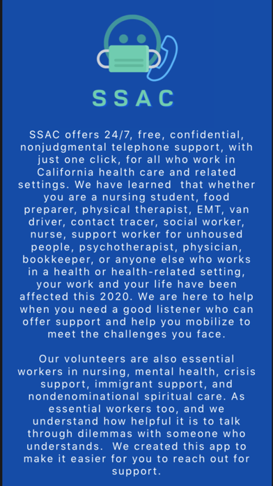 SSAC - Phone Call Screenshot