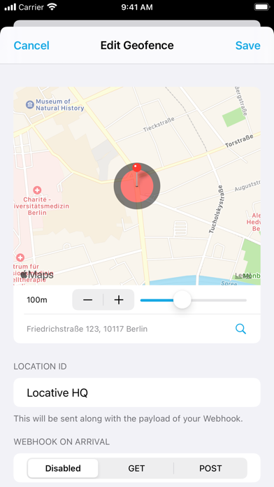 Screenshot #2 pour Locative: Geofence and Beacon