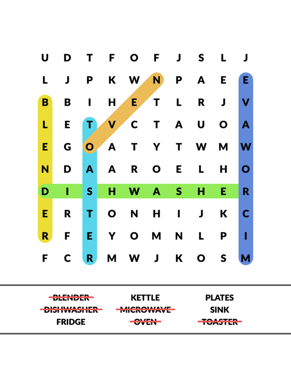 Screenshot #4 pour Word Search: Wordsearch Games