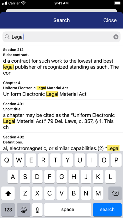 Delaware Code by PocketLaw Screenshot