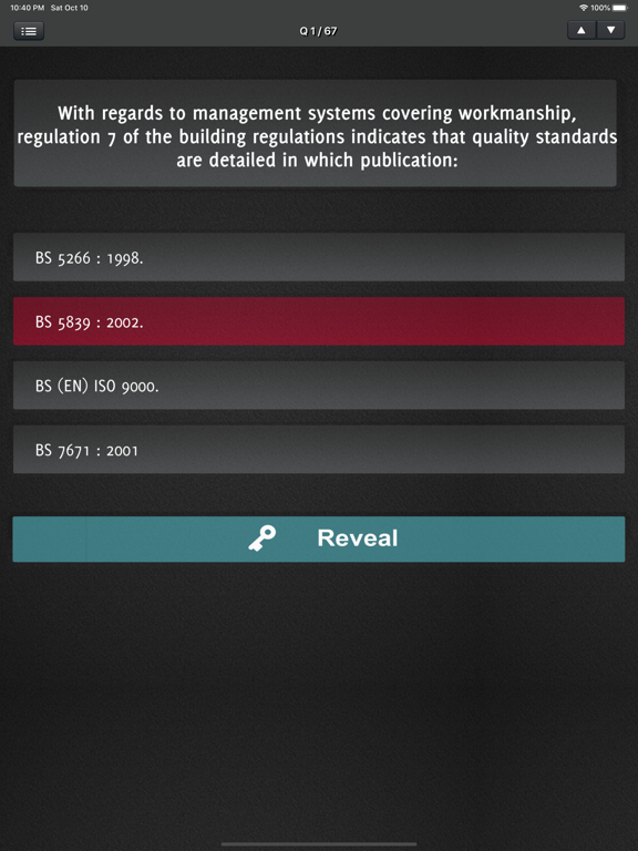 Screenshot #5 pour C&G 2393 Part P Exam Test