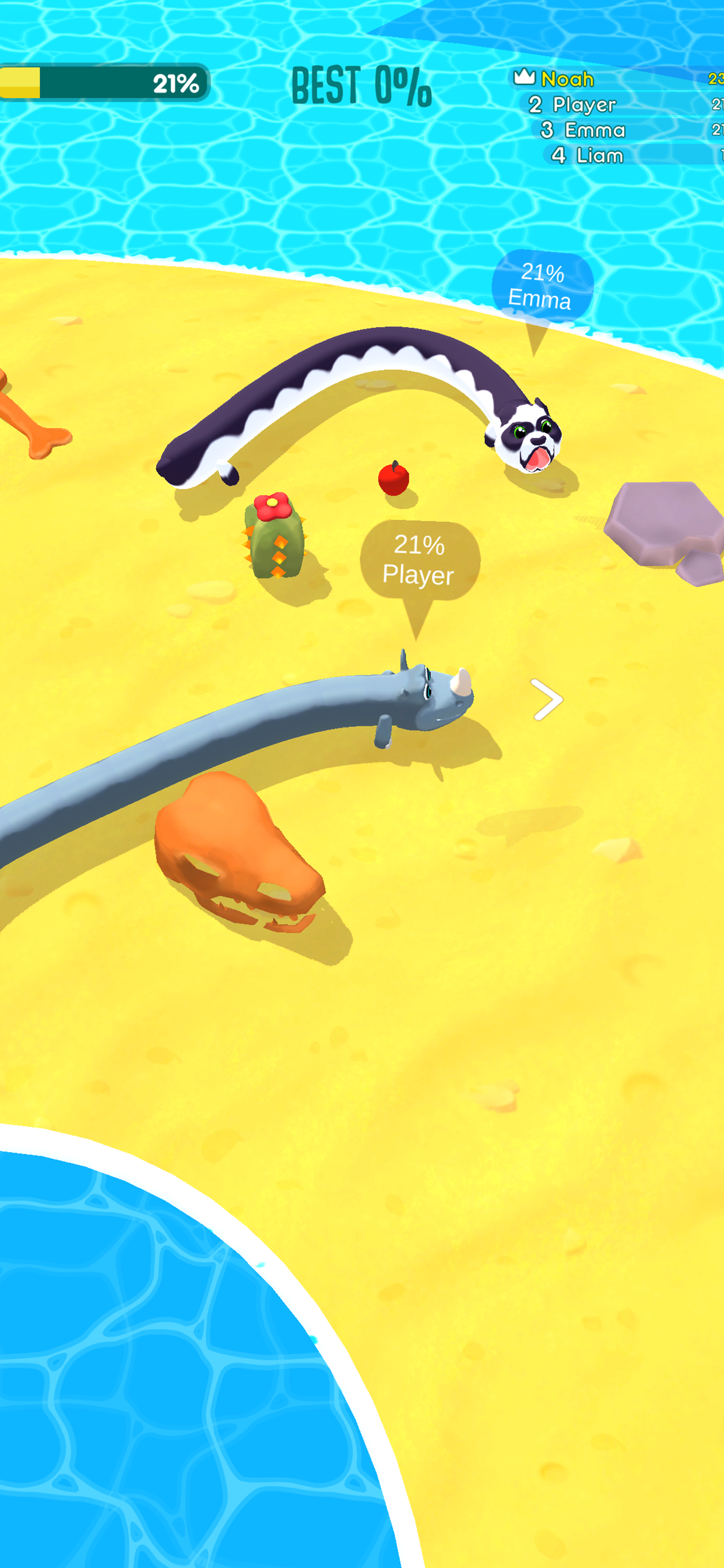 Snake Arena 3D: Battle Rivals!