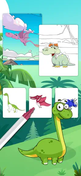 Game screenshot Цвет Jurassic Динозавры mod apk