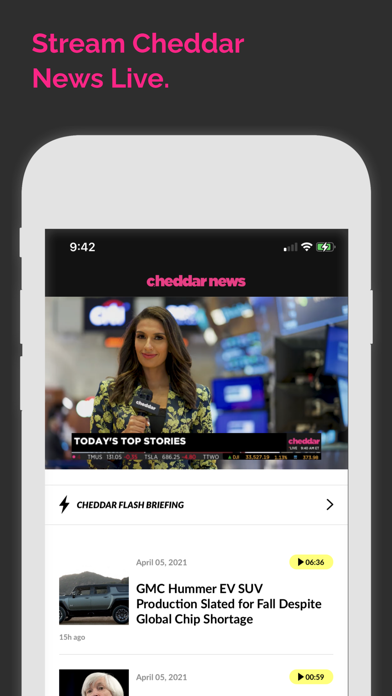 Cheddar News Screenshot