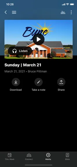 Game screenshot Byne Baptist Church App hack