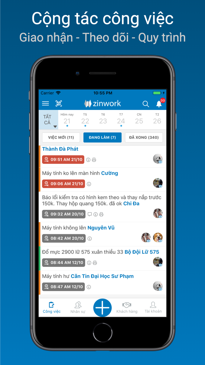 Zinwork - Quản lý công việc