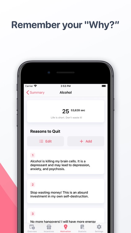 Quitzilla: Bad Habit Tracker screenshot-4