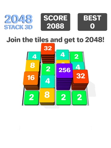 2048 Stack 3Dのおすすめ画像5
