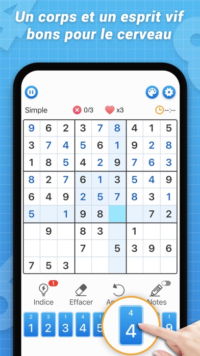 Screenshot #1 pour Sudoku - Exercez votre cerveau