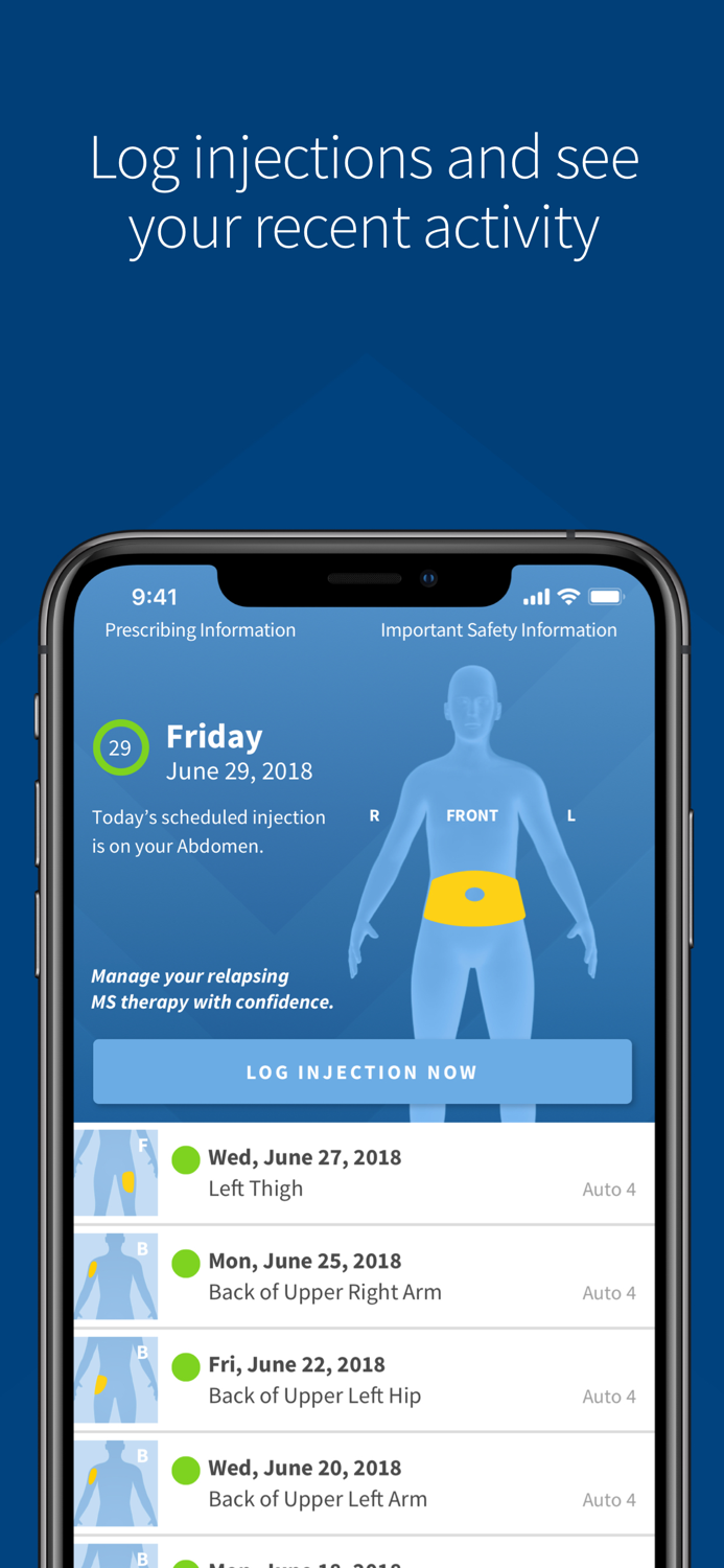 COPAXONE iTracker® 2.0