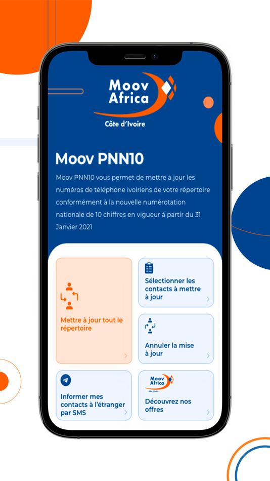 #2. Moov PNN10 (iOS) Podle: ATLANTIQUE TELECOM COTE D'IVOIRE