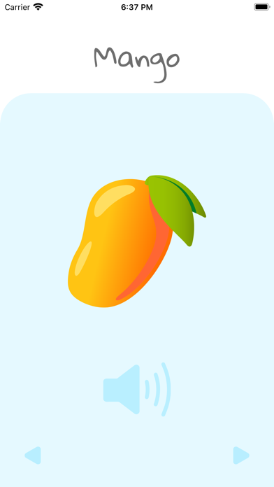 Fruits Learning For Kids Screenshot