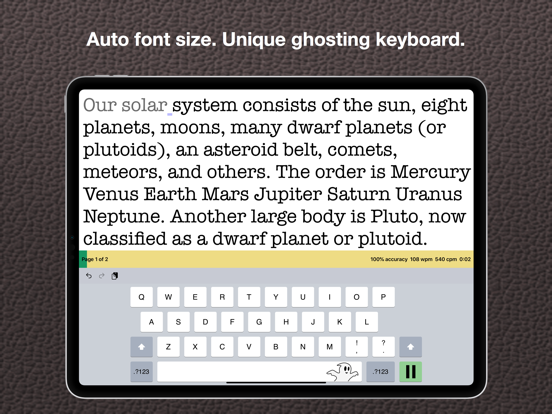Screenshot #5 pour Ghost Type - Typing Tutor
