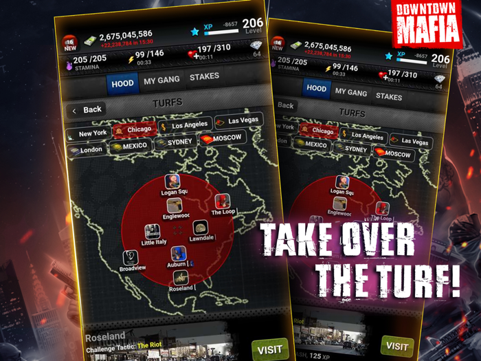 Downtown Mafia Gang Wars RPG