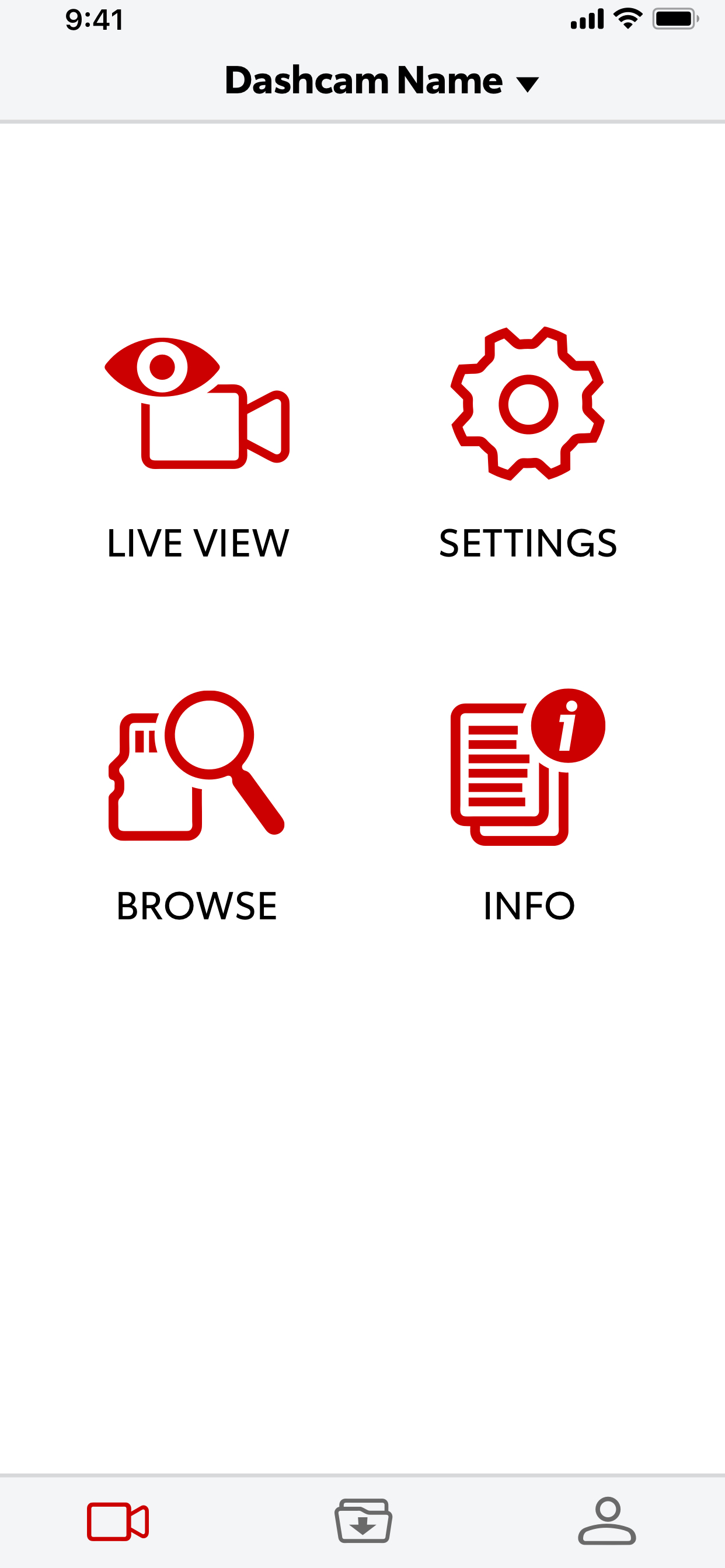 Toyota Integrated Dashcam