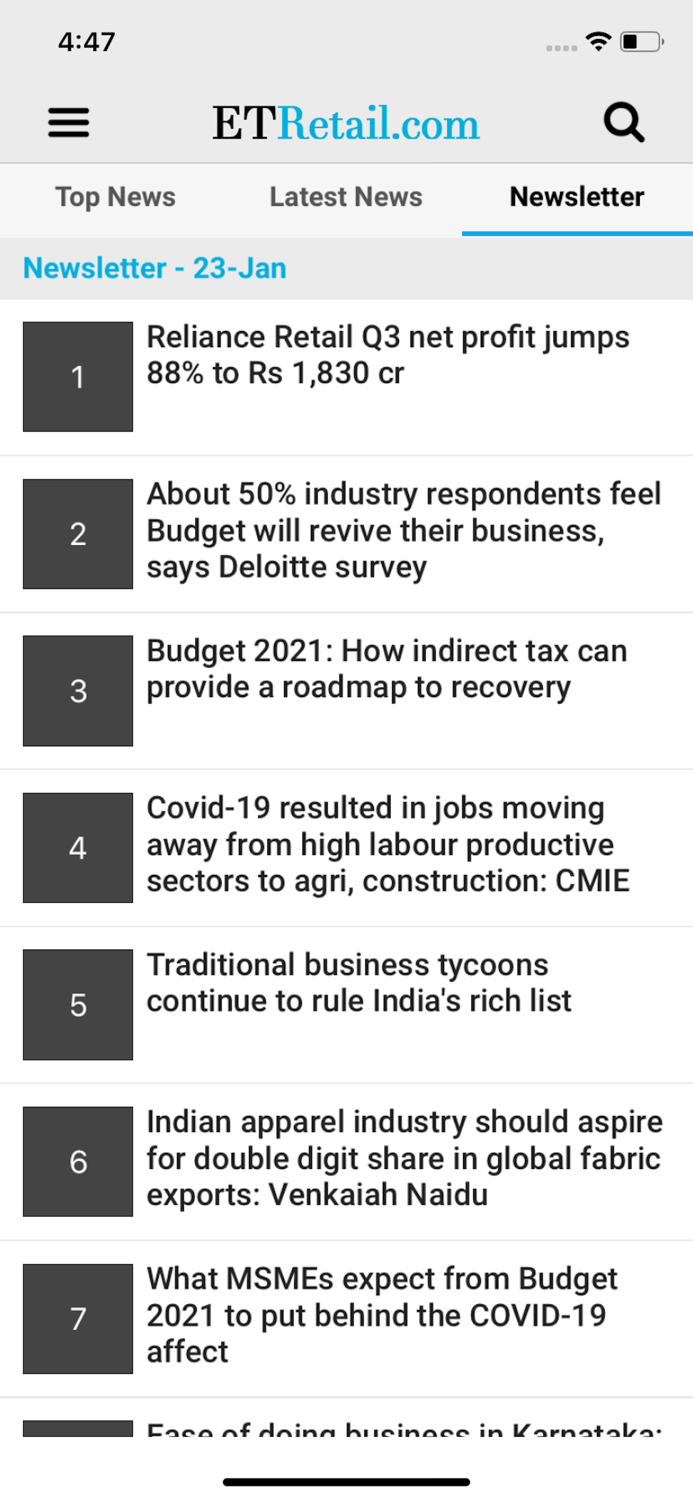 ETRetail by The Economic Times
