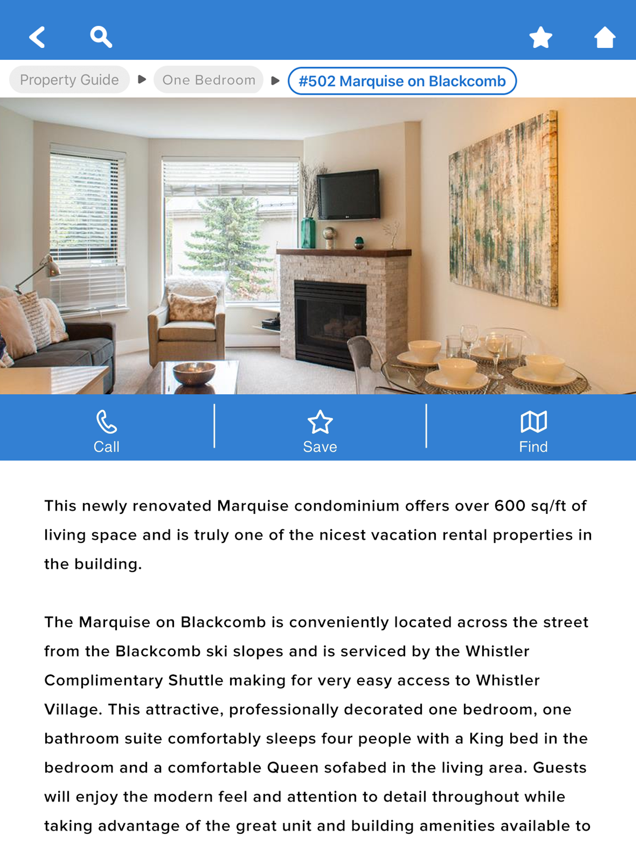 Whistler Superior Properties screenshot 8