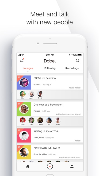 Dabel: Talk live, make friends screenshot-0